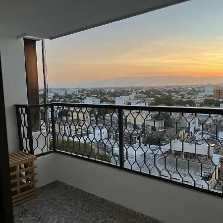 Riohacha IV Espectacular Apartamento Edificio Frente A La Playa, 2 Habitaciones Bien Iluminado Y Espacioso Exterior photo